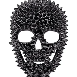 Masker Schedel Zwart Met Nagels van Widmann koop je bij Partywinkel