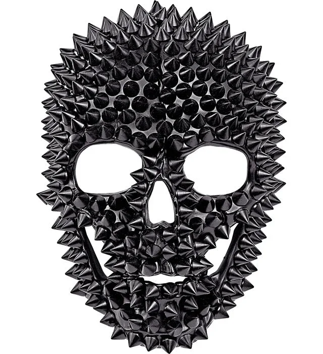Masker Schedel Zwart Met Nagels van Widmann koop je bij Partywinkel