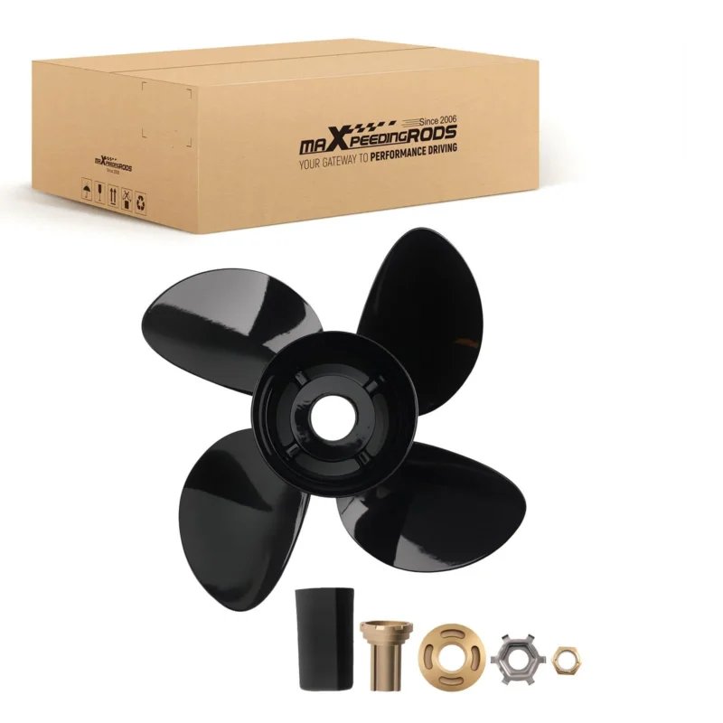 Neu 4-Blatt Aluminium Bootspropeller kompatibel für Mercury 135-300PS 14x21 Rechtsdrehend