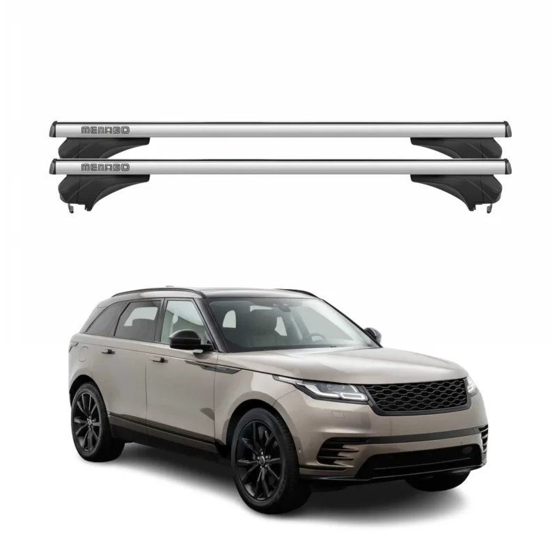 Menabo Dachträger für Land Rover Range Rover Velar L560 2017-2026 Alu Silber 2x