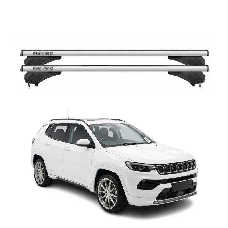 Menabo Dachträger Grundtäger für Jeep Compass III 2025-2026 Aluminium Silber 2x