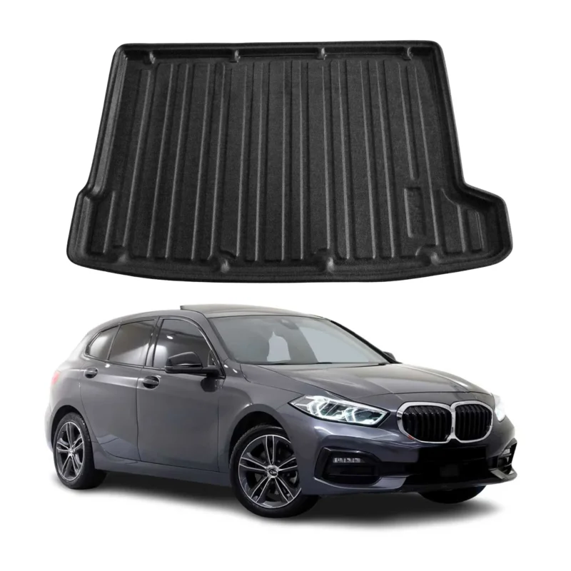 Kofferraumwanne Laderaumwanne für BMW 1er F40 2019-2024 Gummi TPE Schwarz