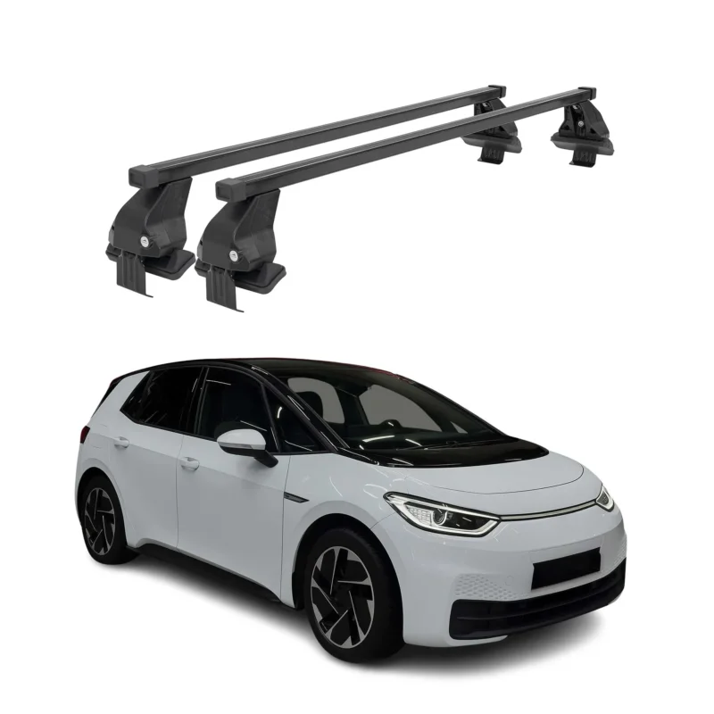 Menabo Dachträger Grundträger für VW ID 3 2020-2026 Stahl Schwarz 2tlg