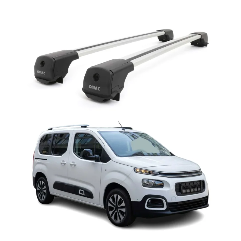 Dachträger Grundträger für Citroen Berlingo 2018-2026 Aluminium 75kg Grau 2tlg