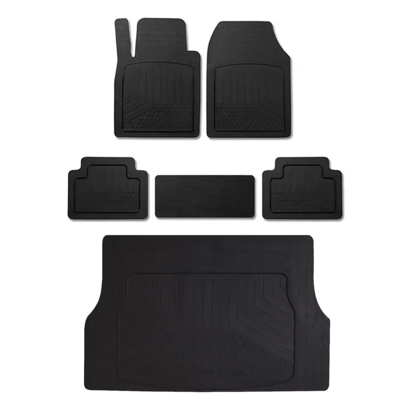 Gummimatten & Kofferraumwanne Set Gummi Universal Schwarz für MG3 2024-2026