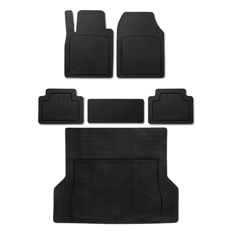 Fußmatten & Kofferraumwanne Set für VW T-Roc Antirutsch Allwetter Universal