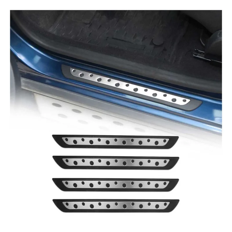 Einstiegsleisten Türschweller für VW Caddy 2003-2026 Edelstahl Chrom 4tlg