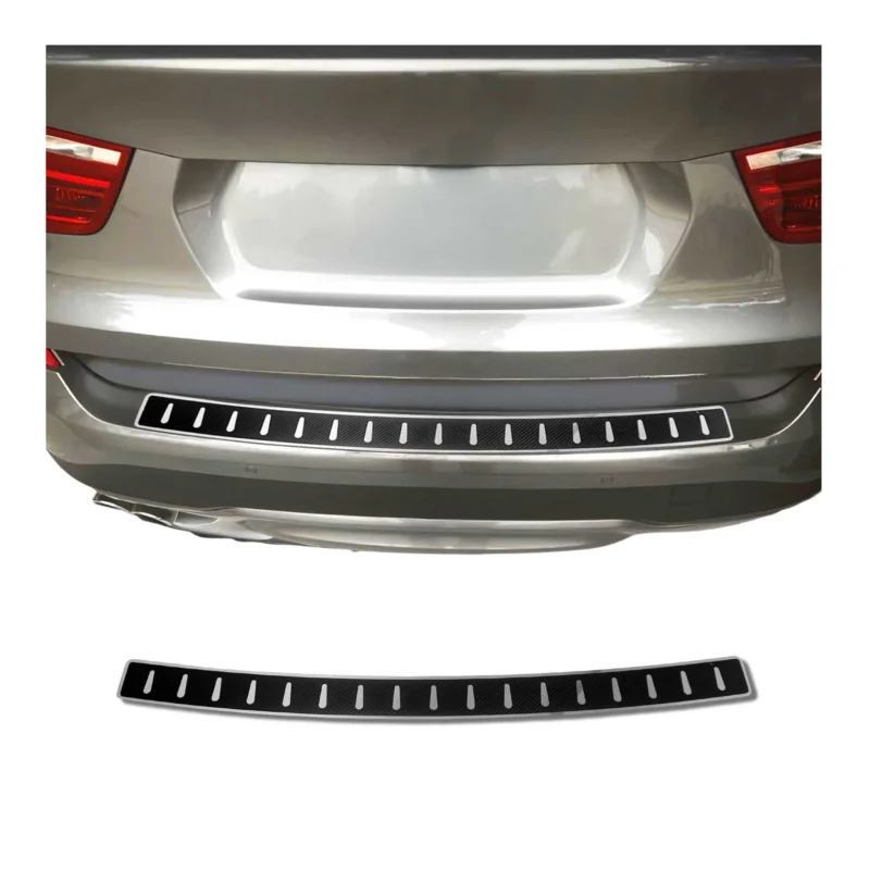 Ladekantenschutz für Mercedes B Klasse W247 2019-2026 Edelstahl carbon foliert