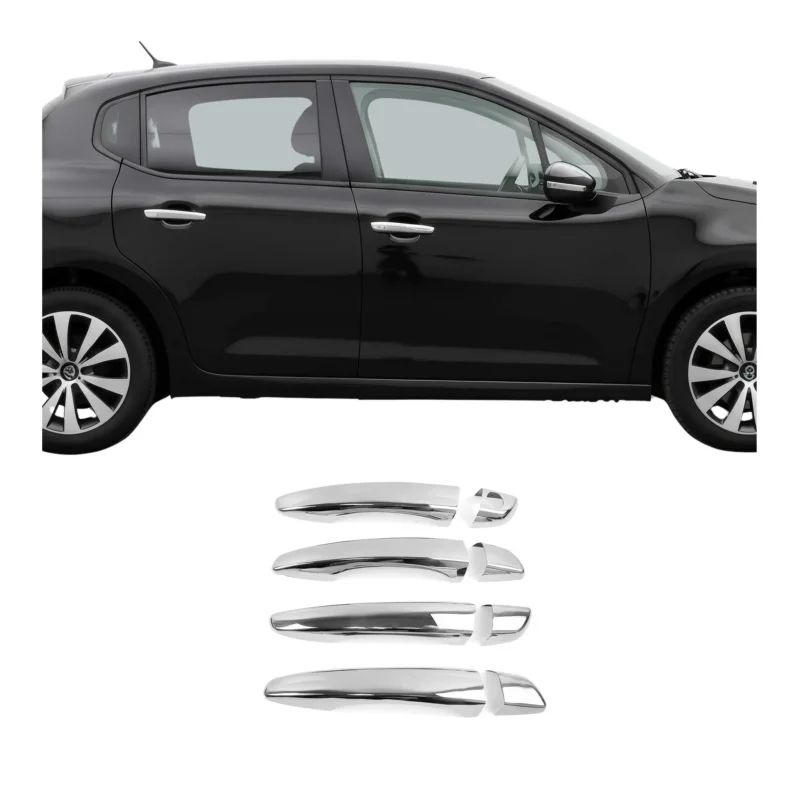 Türgriff Blende für Citroen C4 Spacetourer 2018-2024 4Tür H1 Edelstahl 8tlg