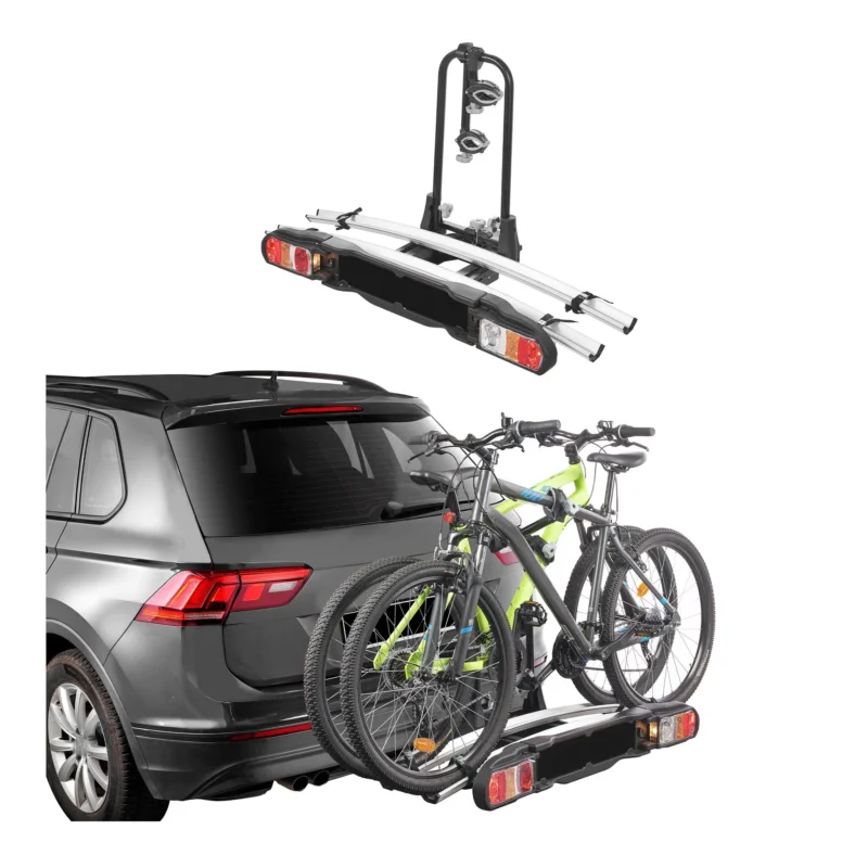 Fahrradträger Anhängerkupplung Universell 2 Räder kompakt Klemmung