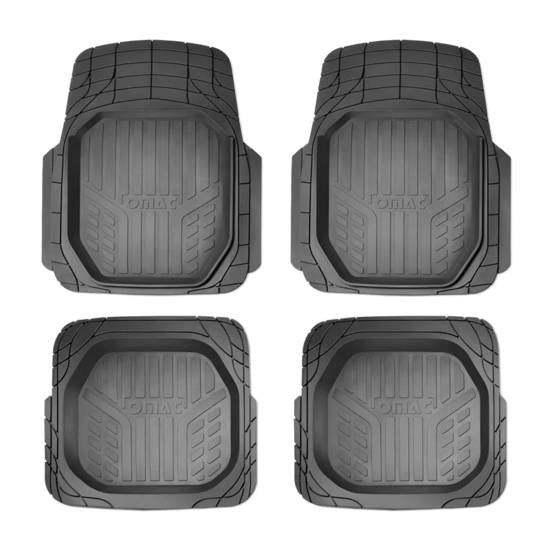 Fußmatten Gummimatten 3D Passform für VW ID.4 Gummi Universal Schwarz 4tlg