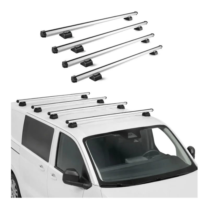 Dachträger für Citroen Jumper 2006-2026 H1+H2 4-Träger Aluminium Silber