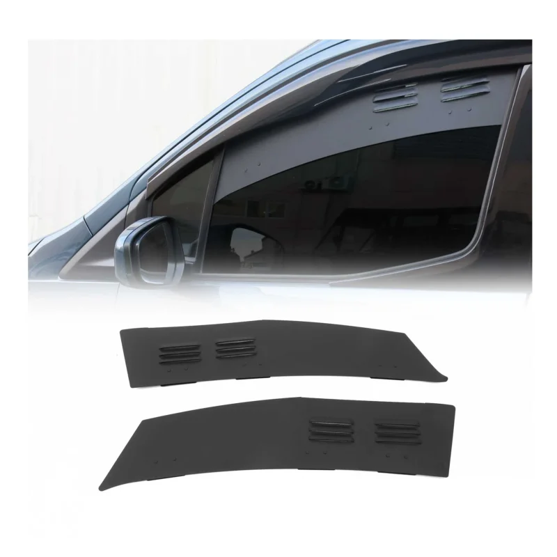Lüftungsgitter Be & Entlüftung für Ford Tourneo Courier 2014-2024 Alu Schwarz 2x