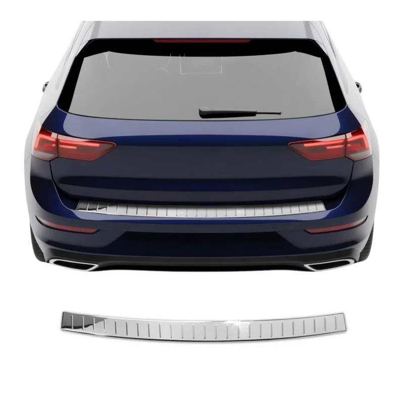 Ladekantenschutz Stoßstange für VW Golf mk8 Schrägheck 2019-2026 Edelstahl Chrom