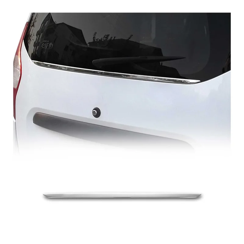 Heckklappe Fenster Leiste für Dacia Lodgy 2012-2022 Unten Edelstahl Chrom 1tlg