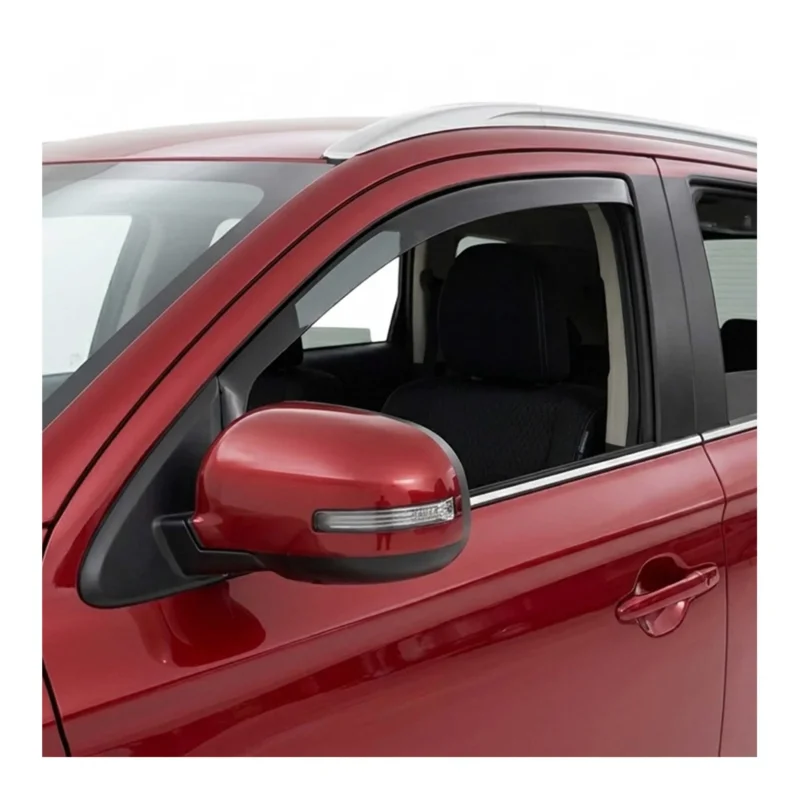 Windabweiser Regenabweiser für Mitsubishi Outlander 2013-2021 Dunkel Acryl 2tlg