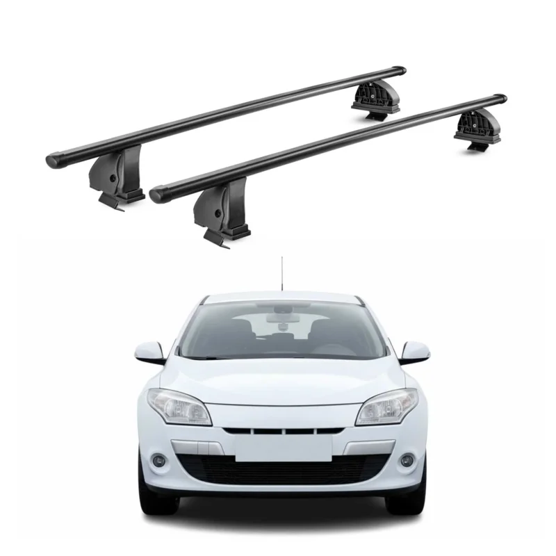Stahl Dachträger für Renault Megane III Schrägheck Kombi 2009-2016 5Tür Schwarz