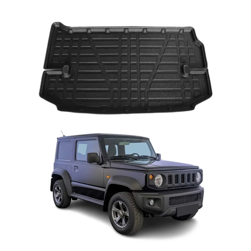 Kofferraumwanne Laderaumwanne für Suzuki Jimny 2018-2026 Gummi TPE Schwarz
