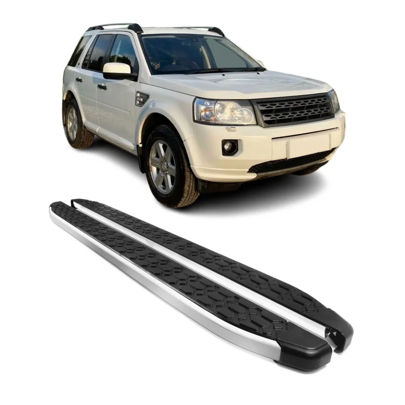 Trittbretter Seitenschweller für Land Rover Freelander II L359 2007-2015 Schwarz