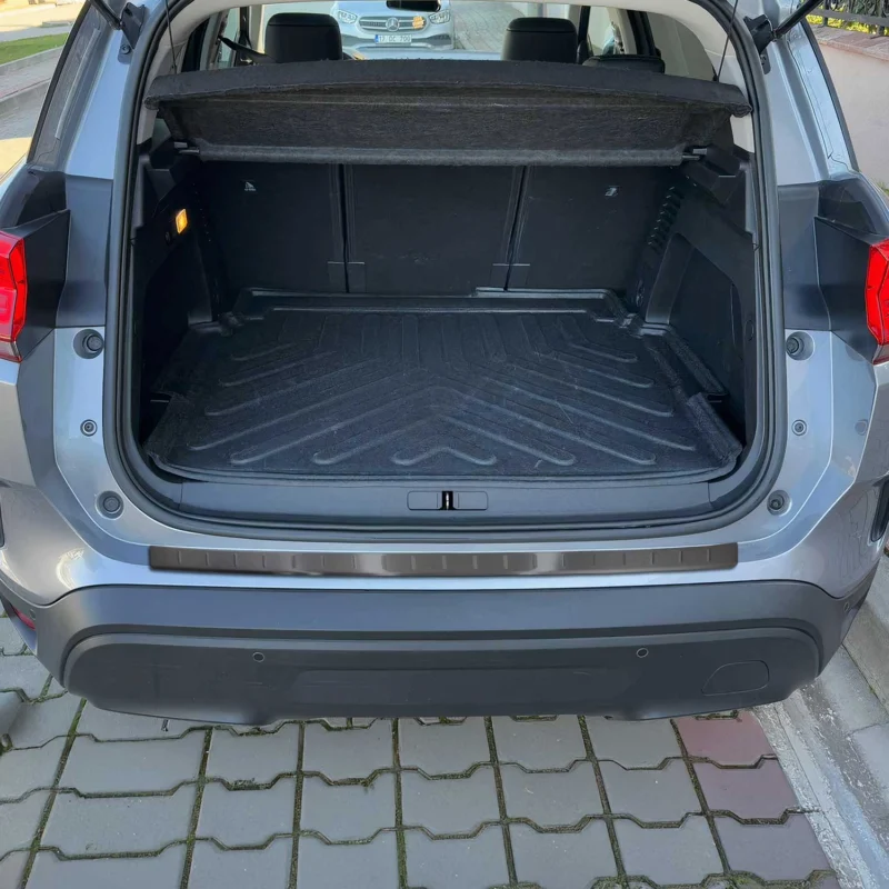 Ladekantenschutz für Citroen C5 Aircross 2018-2025 Dunkel Chrom gebürstet
