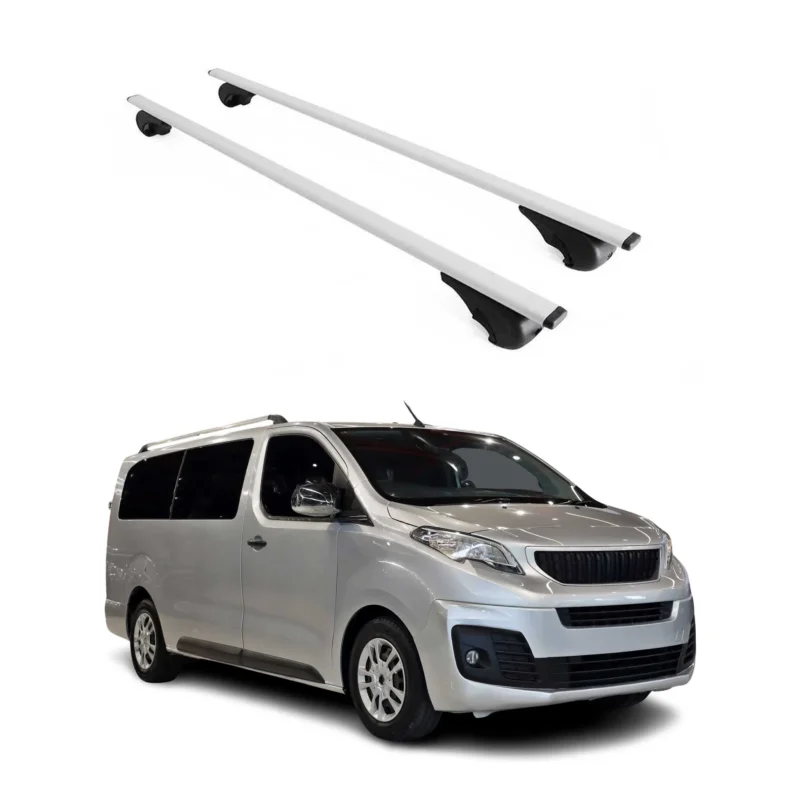Dachträger Grundträger für Peugeot Expert Traveller 2016-2026 75kg Stahl Grau 2x
