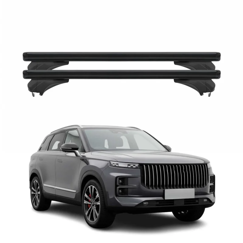 Menabo Dachträger Grundtäger für Jaecoo J7 2024-2026 Aluminium Schwarz 2 tlg