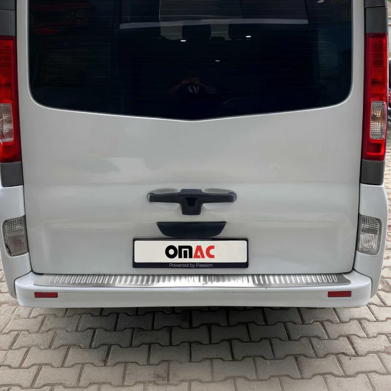 Ladekantenschutz Stoßstangenschutz für Opel Vivaro A 2001-2014 Edelstahl Chrom