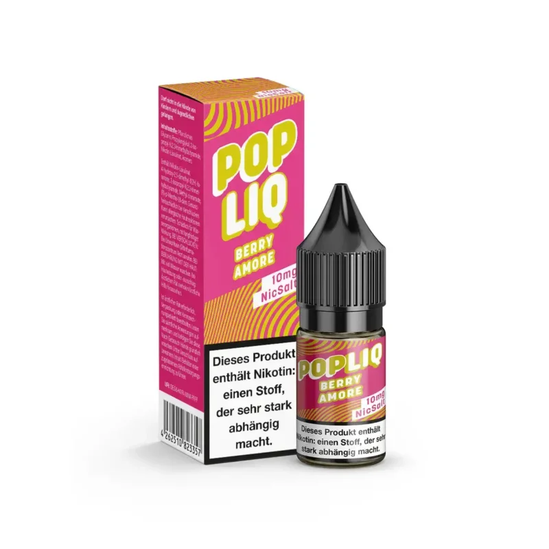 *NEU* PopLiq - Berry Amore Nikotinsalz 10ml – Nikotin Shot Produktfoto