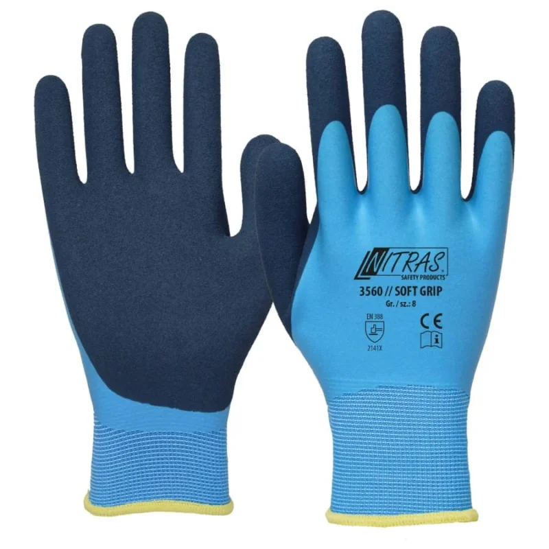NITRAS SOFT GRIP Nylonhandschuhe 7 – 1 Karton (72 Paare)