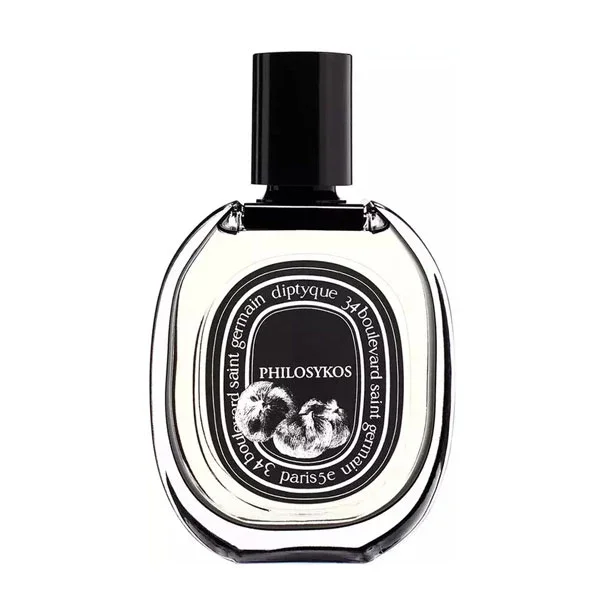 Diptyque - Philosykos - Eau de Parfum klarer Flakon mit schwarzem Etikett und Feigenmotiv im eleganten Design
