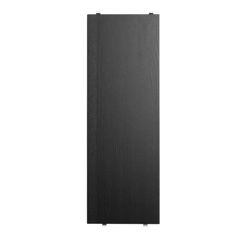 Regalboden 3er Set 58x20cm Esche schwarz gebeizt – String Furniture