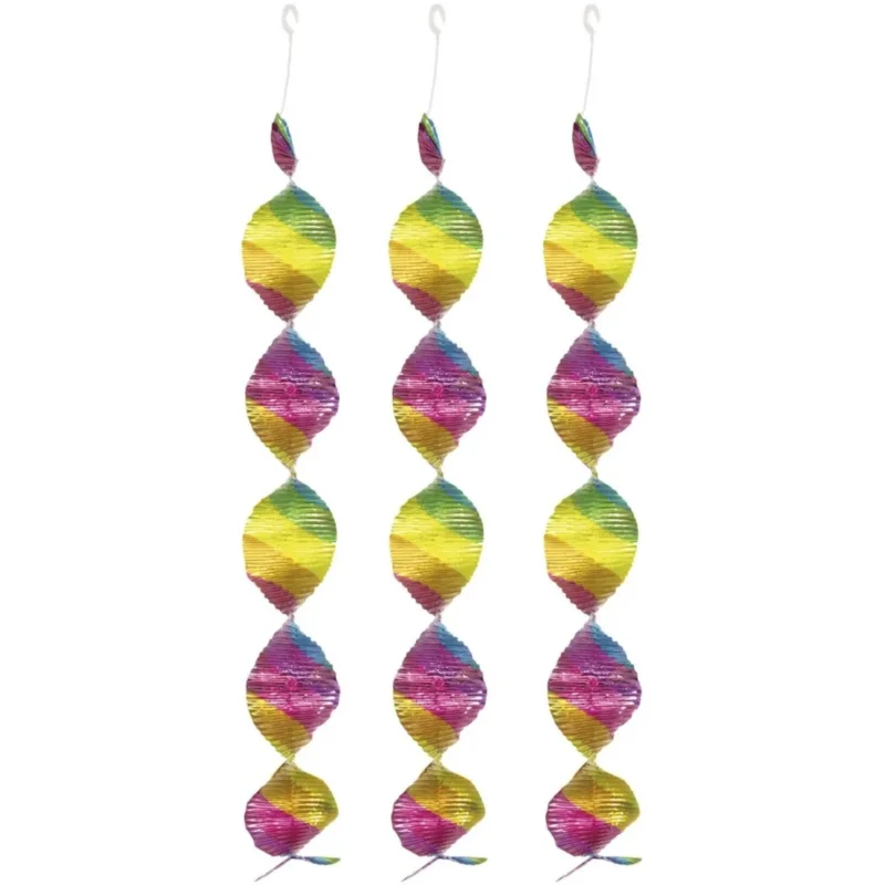 Regenboog Hangdecoratie 4st van Folat koop je bij Partywinkel