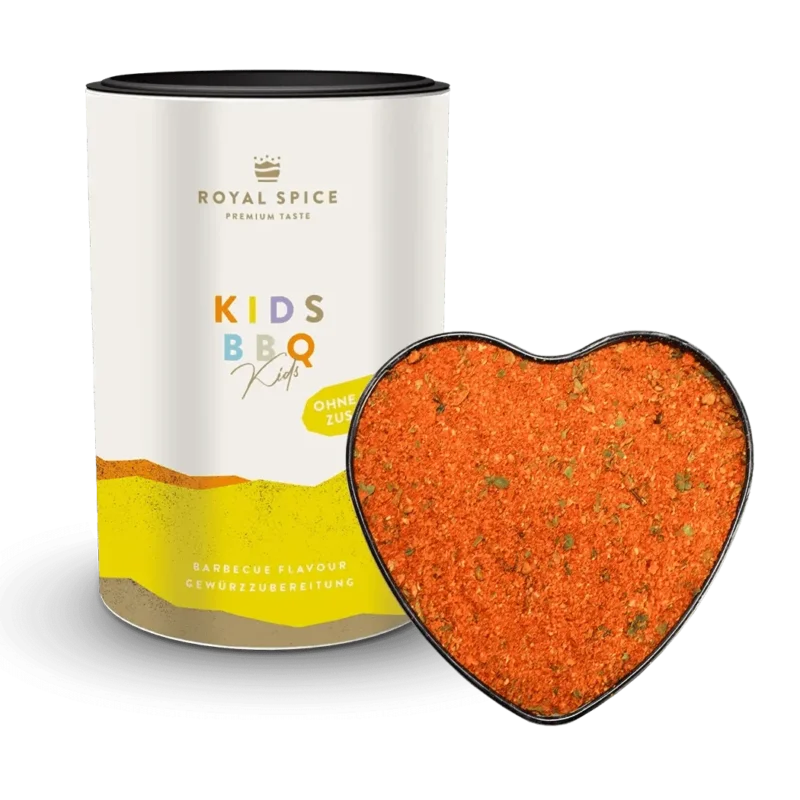 Royal Spice Kids BBQ, Rub ohne Schärfe für Kinder, 100g Dose - Grillstar.deRoyal Spice Kids BBQ, Rub ohne Schärfe für Kinder, 100g DoseGewürzeRoyal SpiceGrillstar.de