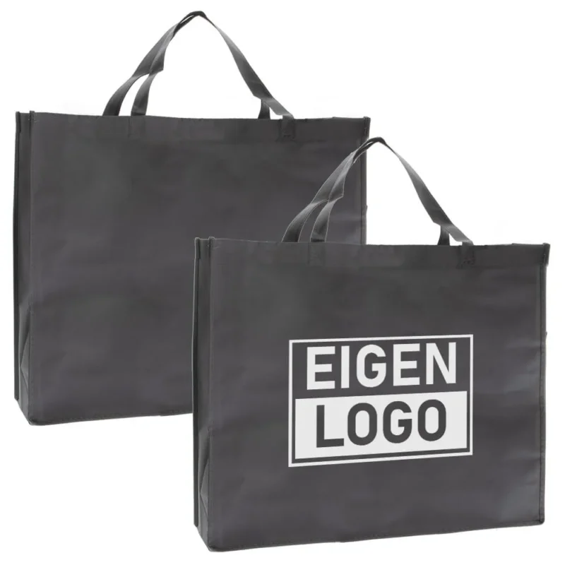 Shopper Druck Grau Non woven 54x14x45cm - Express