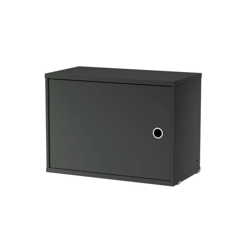 Schrank mit Schwenktür 58x30cm Dunkelgrau – String Furniture