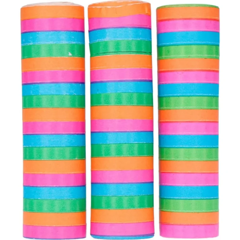 Serpentine Felle Kleuren - 3 stuks van Folat koop je bij Partywinkel