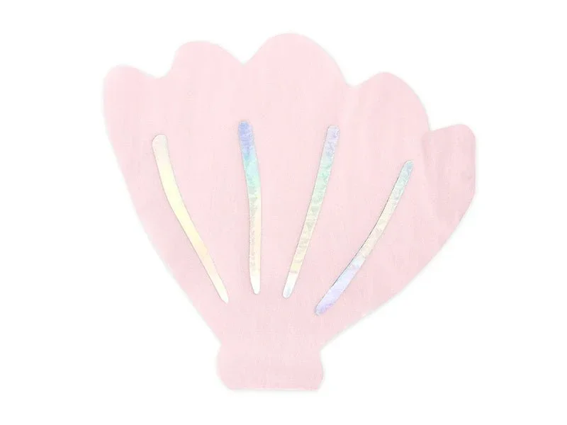 Servetten Zeeschelp 13cm 20st van Partydeco koop je bij Partywinkel