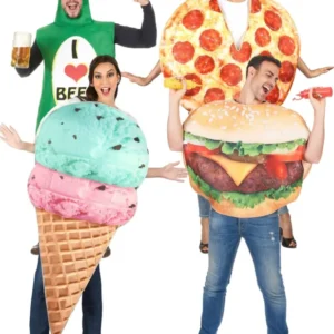 Fast Food Gruppenkostüm für Erwachsene