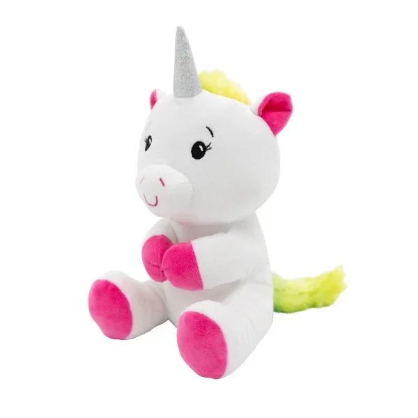 Unicorn Ballon Gewicht 2 - In - 1 Knuffel 21cm van Riethmueller koop je bij Partywinkel