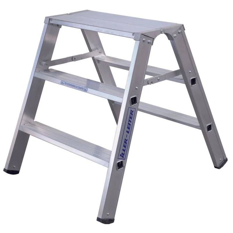 ILLER-LEITER - Stufenleiter Alu-Montagebock 70203 2x3 Stufen