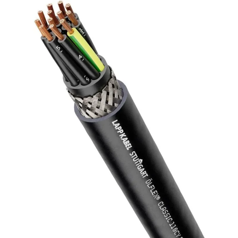 Lapp Kabel&Leitung - Energiekabel >= 1 kV, für ortsveränderlichen Einsatz ÖLFLEX CLASSIC 110 CY BK 1121235/100 0,6/1kV 4G0,75 − 100 Meter