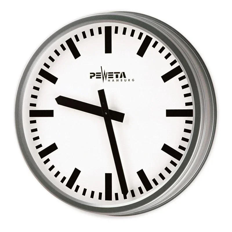 Peweta - Uhr Außenuhr als Funkuhr 51.730.521 1,5V,D=546mm