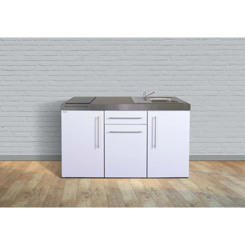 Stengel - Mini-Küche Miniküche Premiumline MP160IKFliBre2Sn weiß