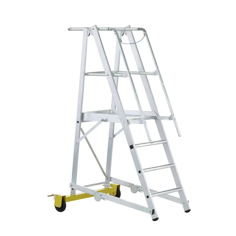 ILLER-LEITER - Stufenleiter Podestleiter 46239 5 Stufen