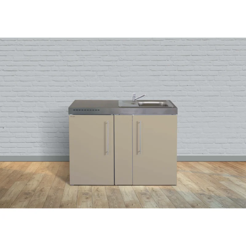 Stengel - Mini-Küche Miniküche Premiumline MPSA120KSGKFliBre Sand