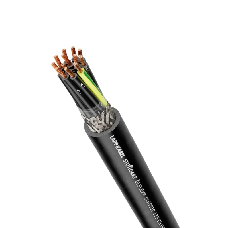 Lapp Kabel&Leitung - Energiekabel >= 1 kV, für ortsveränderlichen Einsatz ÖLFLEX CLASSIC 135 CH BK 1123478/50 0,6/1 kV 4G2,5 − 50 Meter