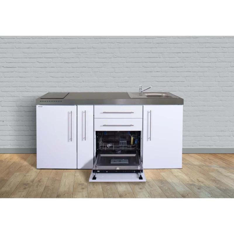 Stengel - Mini-Küche Miniküche Premiumline MPGSBR180AGSGKFliBre Bordeauxrot
