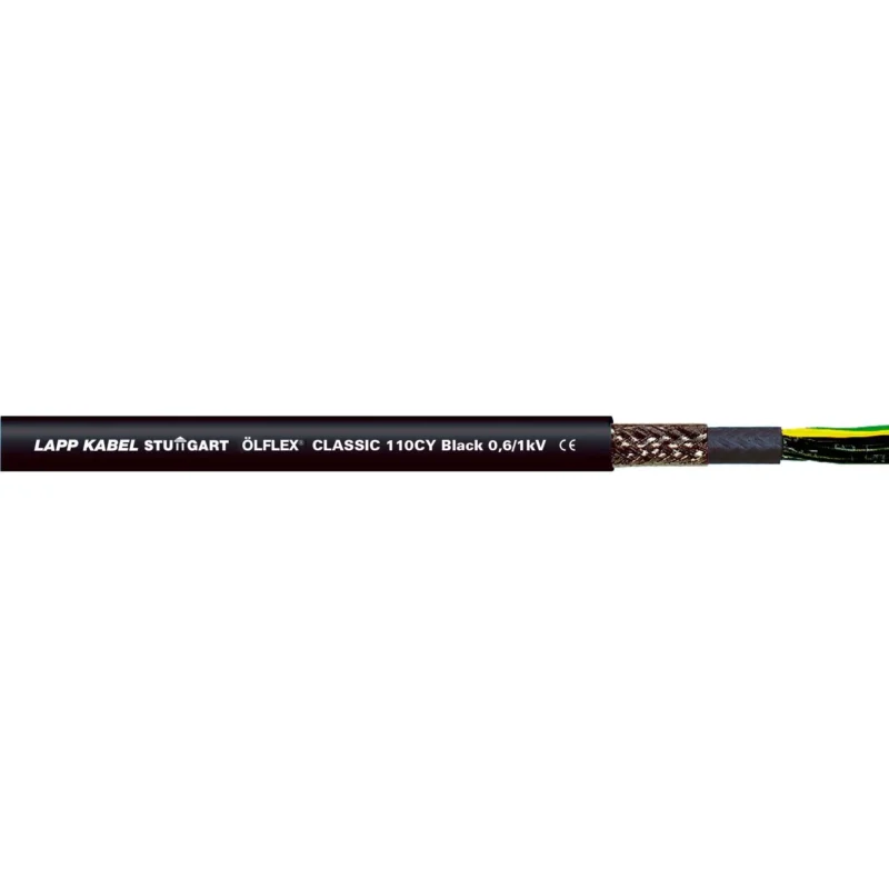 Lapp Kabel&Leitung - Energiekabel >= 1 kV, für ortsveränderlichen Einsatz ÖLFLEX CLASSIC 110 CY BK 1121394 0,6/1kV 4G95