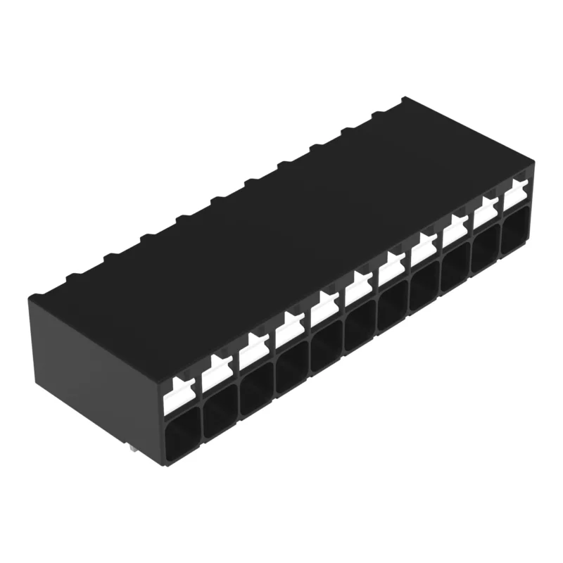WAGO - Leiterplattenklemme THR-Leiterplattenklemme 20861231300000900000 Drücker,1,5mm²,sw − 1660 Stück