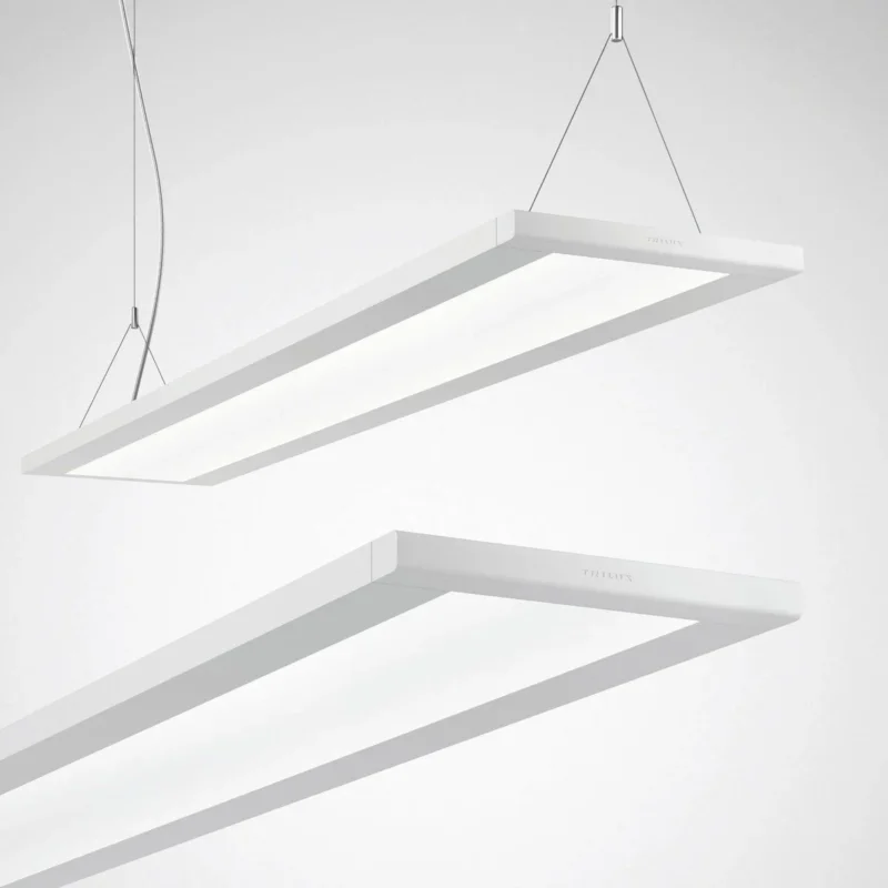 Trilux - Pendelleuchte LED - Hängeleuchte Luceos D/H1 #8233251 830, DALI, weiß